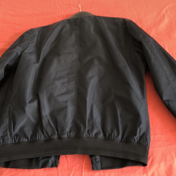 Mens black Zara varsity style jacket - Picture 7 of 7